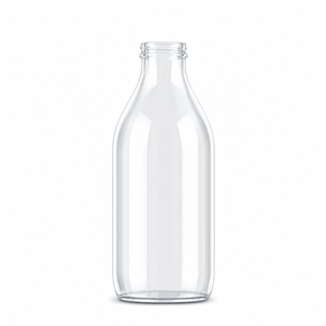 1 pint (568 ml) klaaspudelid piimale – fooliummütsi viimistlus | kaubaalus 1 218 ühikuga