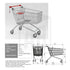 150L High-Capacity Shopping Trolley – Avant Series (Model 150N)
