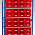 Single Starter Bay Shelving with Bin Kits | Freestanding Small Parts Storage