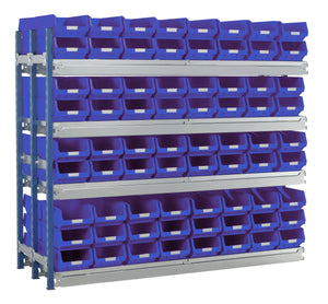 Double Longspan Extension Kits | Mild Steel Storage Shelving with Small Parts Bins