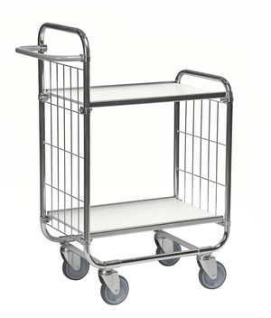 Series 8000 electrogalvanised shelving trolley 250kg capacity