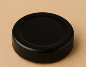 82MM RTS Solid Black Twist-Off Caps