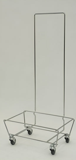 Basket Stacking Frame with Handle – Mobile Basket Holder for Retail