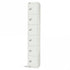 All White Steel Locker with Cam Key Lock, 300mm Depth