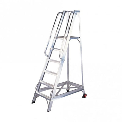 Aluminium Mobile Warehouse Steps – 5 to 8 Tread