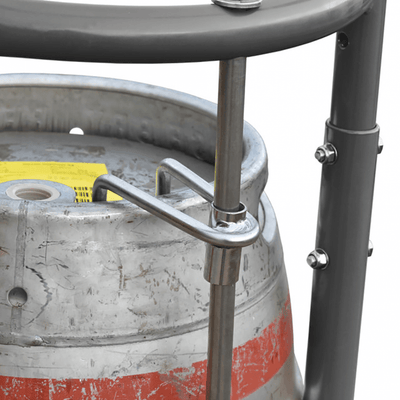 Double Keg Aluminium Sack Truck with Pneumatic Wheels 250kg