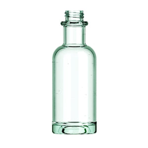 250ml clear post-consumer recycled glass diffuser bottle with pharmacy inspired design