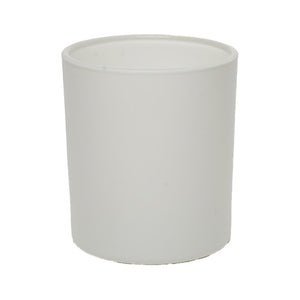 30cl External Sprayed Matte White Candle Glass Jar – Pallet of 1,400