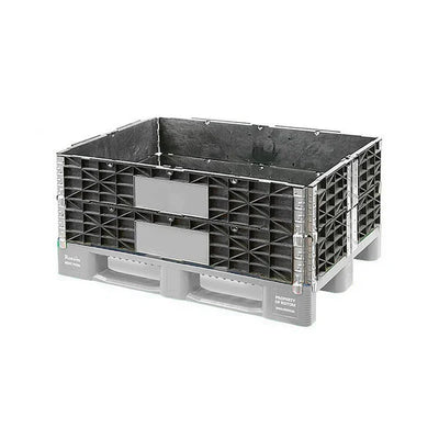 Plastic Pallet Collar – 1200x800x200mm – 6 Hinges – Foldable PE Plastic