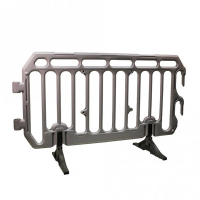 Plastic Crowd Control Barrier - 2000 x 1100mm HDPE Safety Barrier