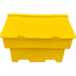 Yellow Plastic Grit Bin 350 Litre Stackable Salt Storage Bin, 1200 x 725 x 750mm