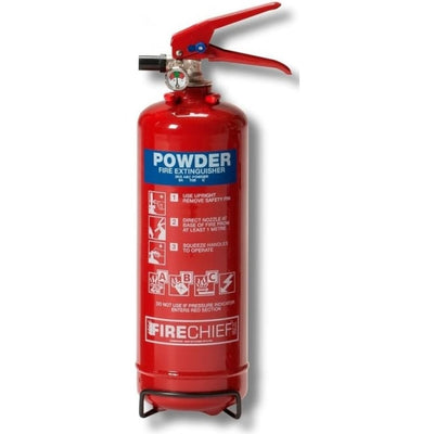 2kg Dry Powder Fire Extinguisher – Multi-Purpose Class A, B, C & Electrical Fire Safety
