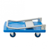 Plastic Platform Trolley 150kg with Silent Castors
