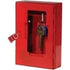 Red Glass Fronted Emergency Key Box Break Glass Fire Safety Key Storage