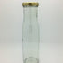 250ml Round Glass Sauce Empty Bottle with 43mm Lid