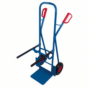 Steel 2-in-1 Chair Carrying Sack Truck - 250kg Capacity, Pneumatic Tyres