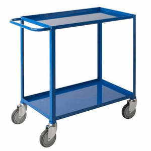 Steel 2 Shelf Tray Trolley – 150kg Capacity