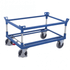 Steel Raised Height Euro Pallet Dolly with Brake – 500kg Capacity