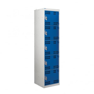 Tool Charging Steel Locker with Perforated Doors and Cam Key Lock