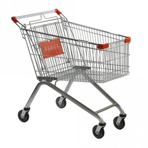 Wire Shopping Trolley with Baby Seat - 100L & 150L