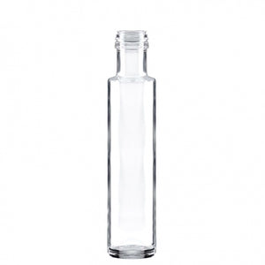 250ml Clear Glass Dorica Oil Bottle (Screw Neck)